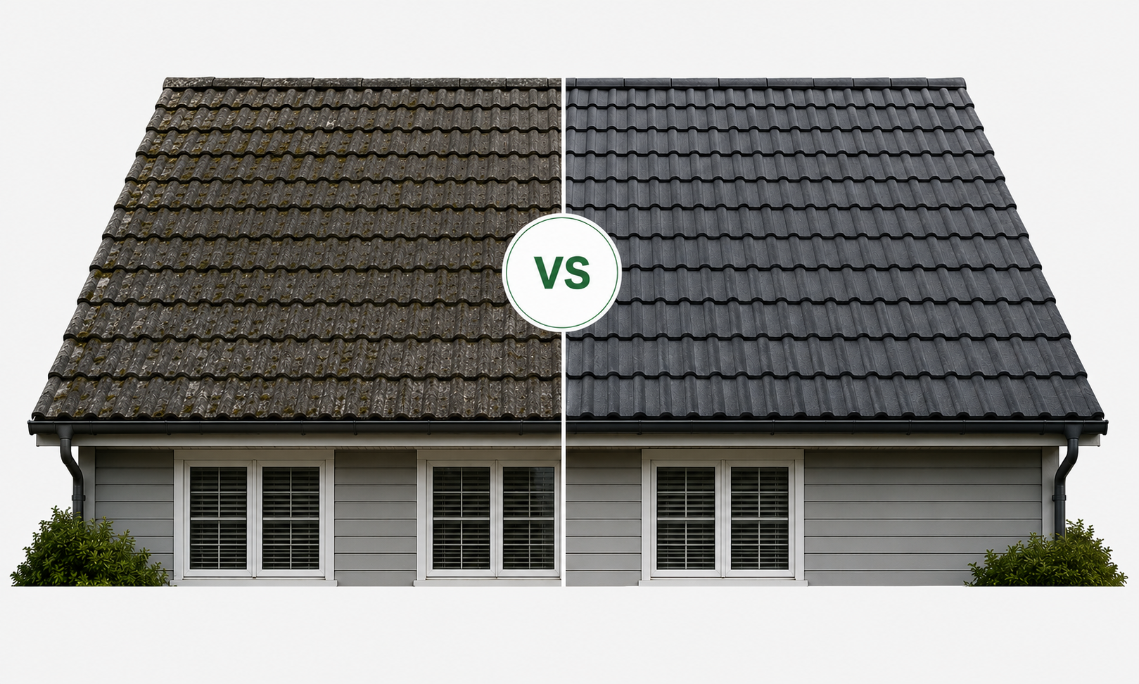 Roof cleaning project video preview